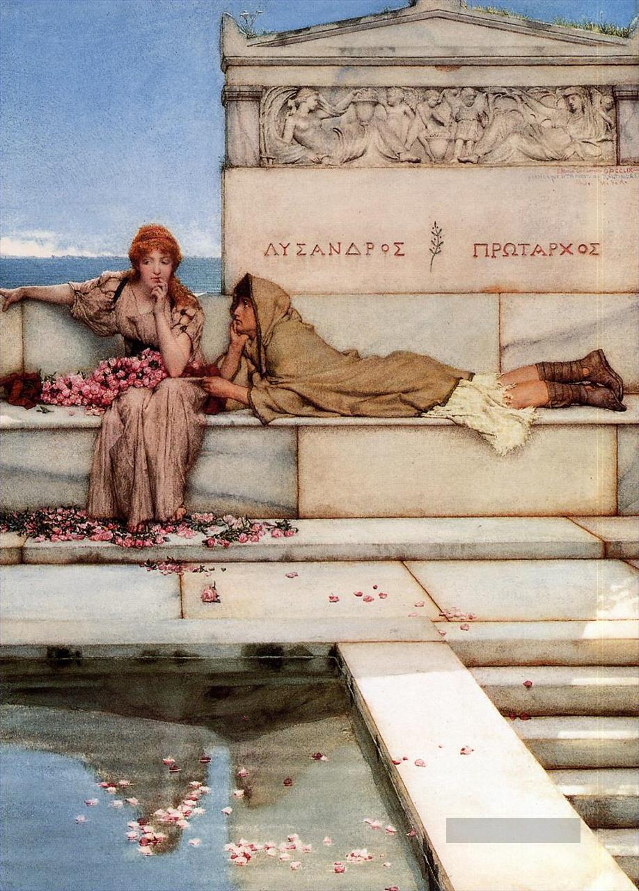 Xanthe und Phaon romantische Sir Lawrence Alma Tadema Ölgemälde